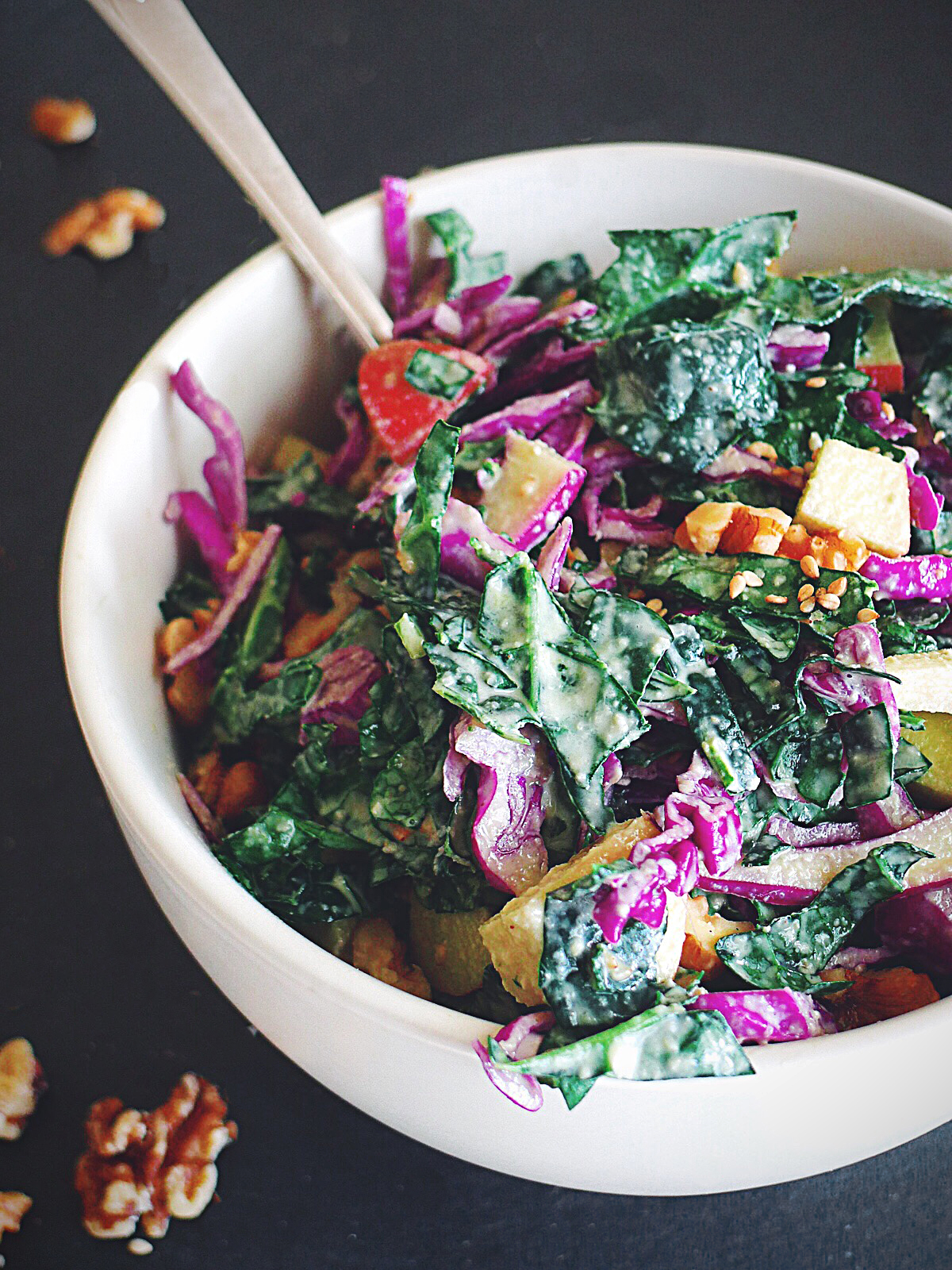 Kale-Cabbage-Apple-Salad